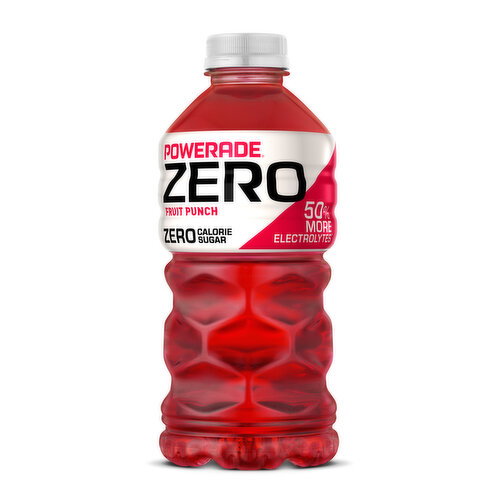 Powerade Zero Sugar Fruit Punch Sports Drink Bottle