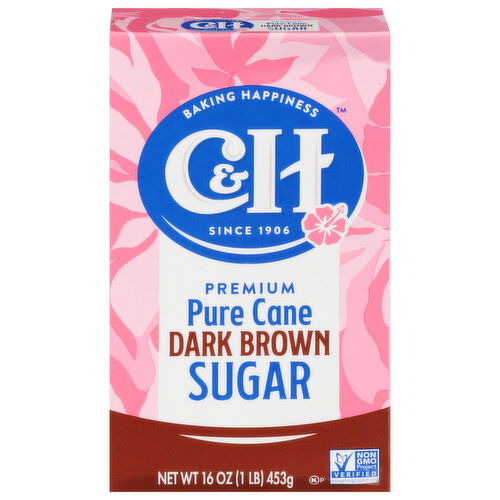 C&H Premium Pure Cane Dark Brown Sugar