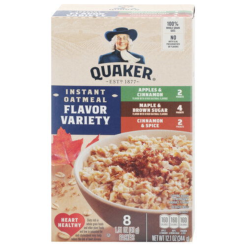 Quaker Instant Oatmeal, Flavor Variety