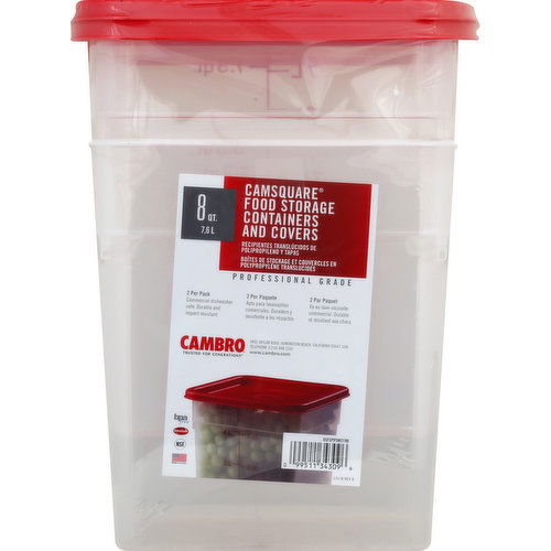 Cambro Food Storage, 8 Quart