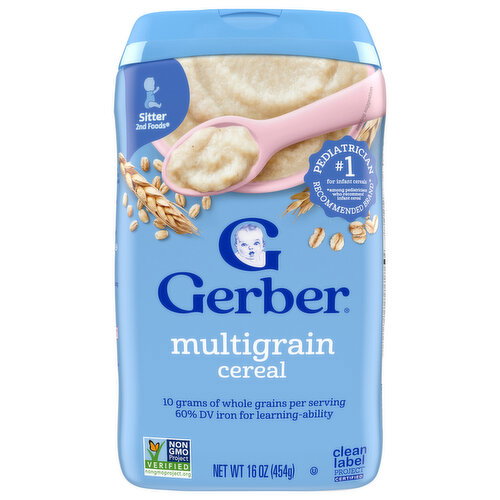 Gerber Sitter 2nd Foods Multigrain Cereal Image 1 of 6