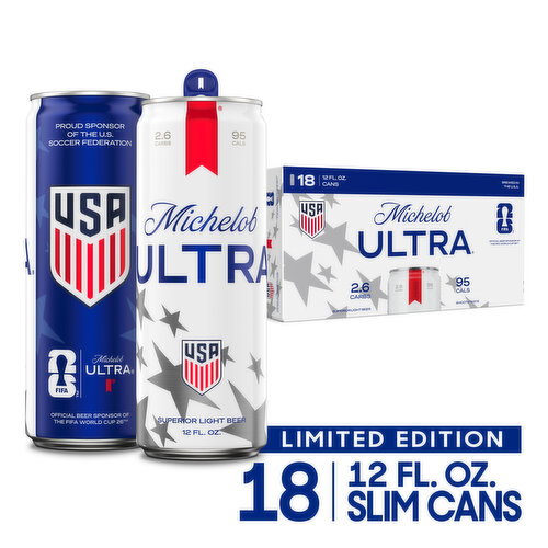 Michelob Ultra Beer, 18 Pack, 12 fl oz Cans