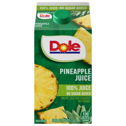 Dole No Sugar Added Pineapple Juice Image 1 of 6