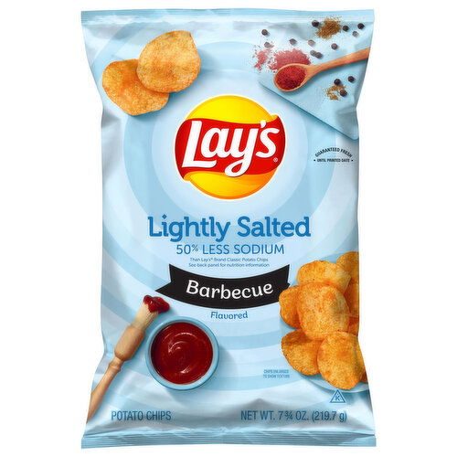 Lay's Lightly Salted Barbecue Flavored Potato Chips