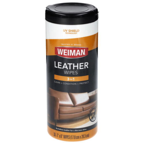 Weiman 3-in-1 Leather Wipes