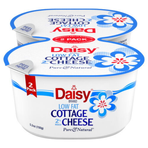 Daisy Cottage Cheese, Low Fat, 2% Milkfat, 2 Pack Image 1 of 5