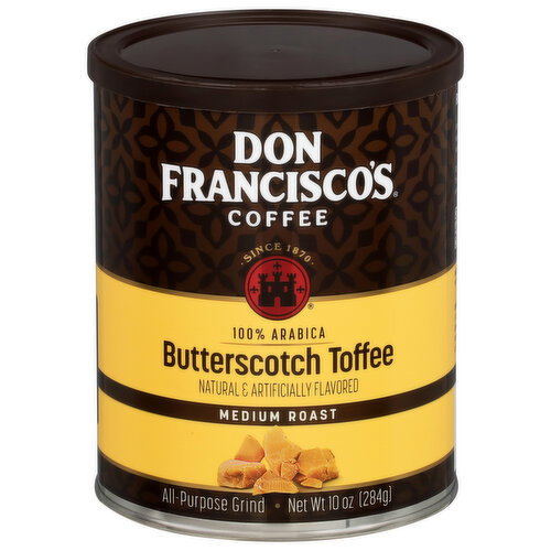 Don Francisco's Medium Roast Butterscotch Toffee Coffee
