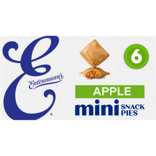Entenmann's Apple Mini Snack Pies, 6 packs, 12 oz