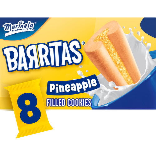 Marinela Piña Pineapple Filled Cookies, 8 packs, 18.88 oz