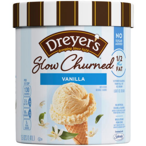 Dreyer's No Sugar Added Vanilla Light Ice Cream