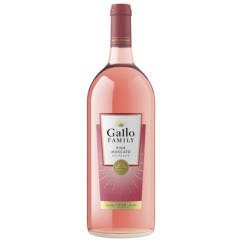 Gallo Family Vineyards Pink Moscato Wine 1.5L