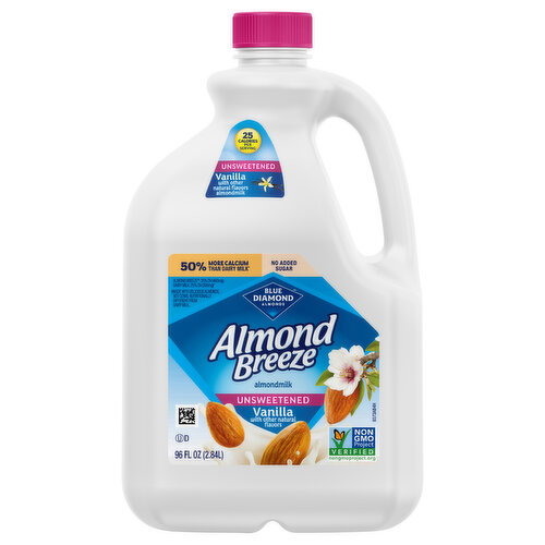 Almond Breeze Unsweetened Vanilla Almondmilk Image 1 of 6