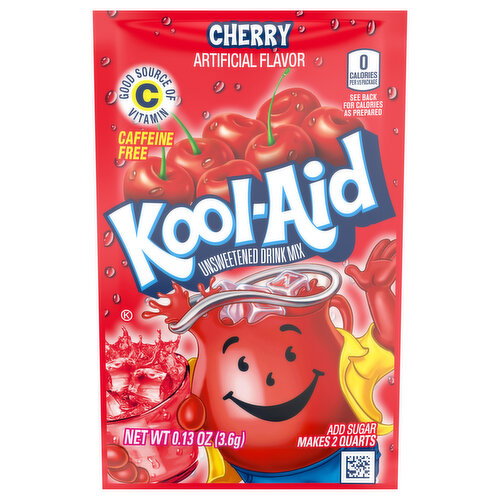 Kool-Aid Caffeine Free Cherry Drink Mix