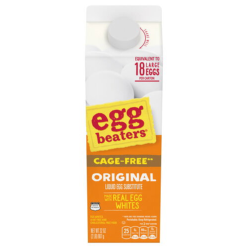 Egg Beaters Cage-Free Liquid Original Egg Substitute Image 1 of 6