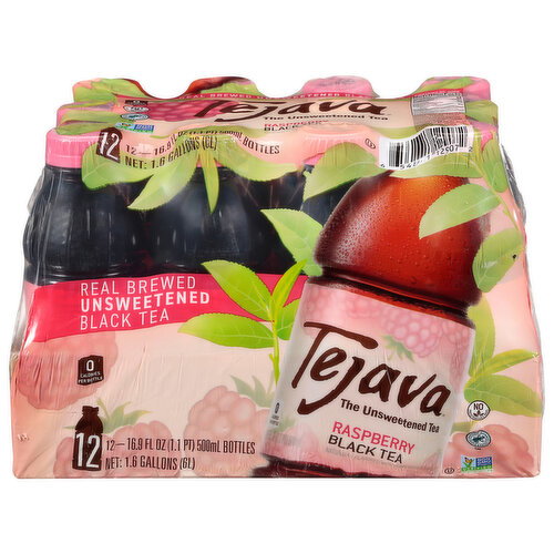 Tejava Unsweetened Raspberry Black Tea Image 1 of 6