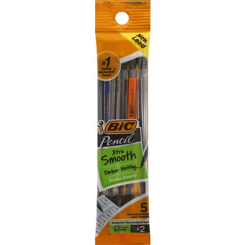 BiC Mechanical Pencils, Xtra Smooth, No. 2 (0.7 mm)