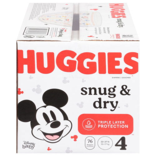 Huggies Diapers, Disney Baby, 4 (22-37 lb)