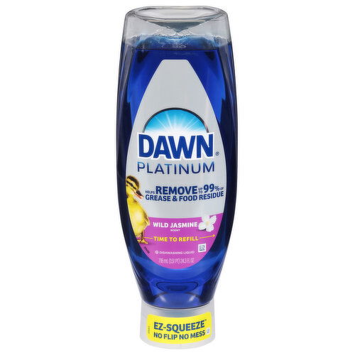 Dawn Dishwashing Liquid, Platinum, Wild Jasmine Scent