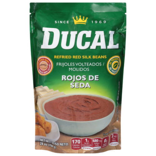 Ducal Refried Beans, Red Silk