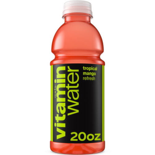 vitaminwater Refresh Tropical Mango Nutrient Enhanced Flavored Water Beverage Bottle