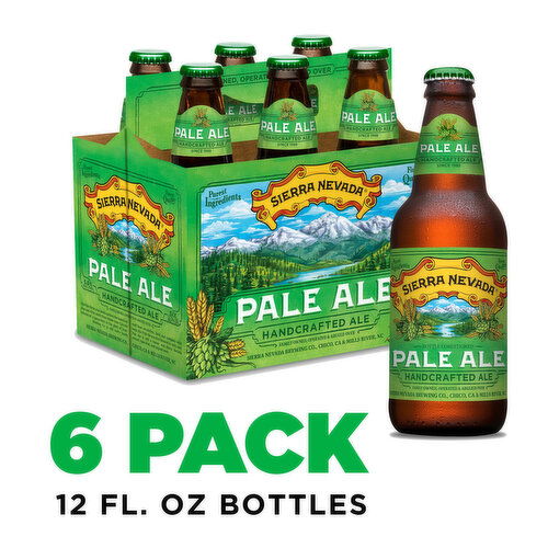 Sierra Nevada Beer, Pale Ale Craft Beer 6 Pack (12oz Bottles)