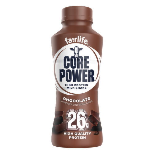 Core Power Chocolate 26g Protein Shake Bottle Image 1 of 11