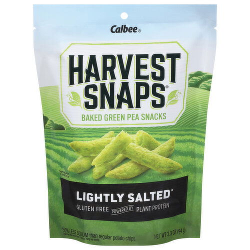 Harvest Snaps Green Pea Snacks, Lightly Salted, Baked