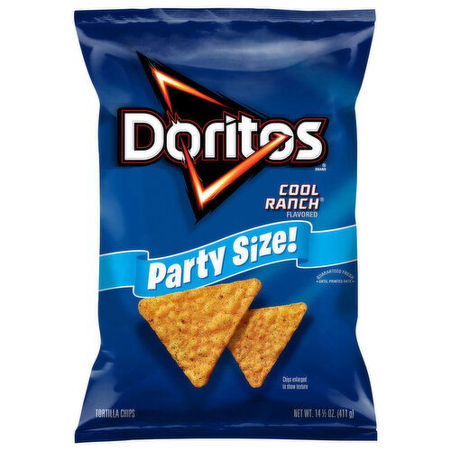 Doritos Cool Ranch Flavored Tortilla Chips Party Size