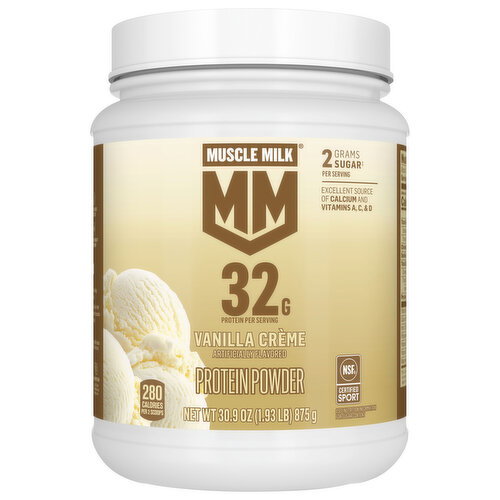 Muscle Milk Vanilla Creme Protein Powder Image 1 of 5
