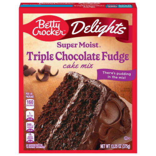 Betty Crocker Triple Chocolate Fudge Cake Mix