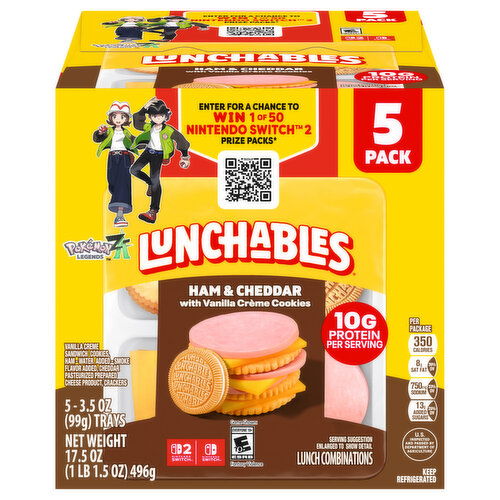 Lunchables Ham & Cheddar Lunch Combinations