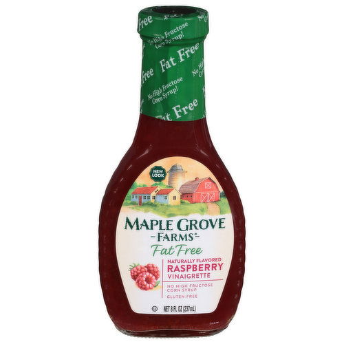 Maple Grove Farms Vinaigrette, Fat Free, Raspberry