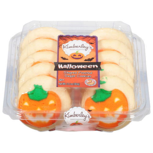 Kimberley's Bakeshoppe Sugar Cookies, Halloween, Shaped Frosted