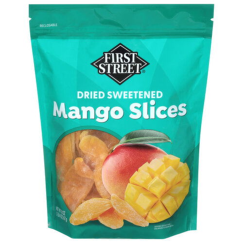First Street Dried Sweetened Mango Slices