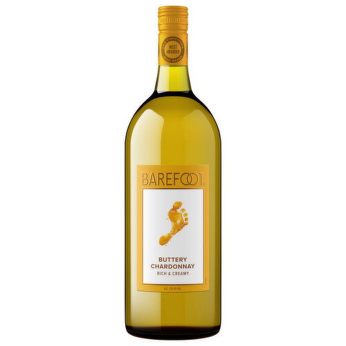 Barefoot Cellars Buttery Chardonnay White Wine 1.5L Bottle