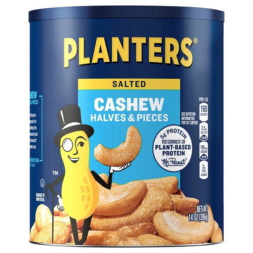 Planters Salted Cashew Halves & Pieces