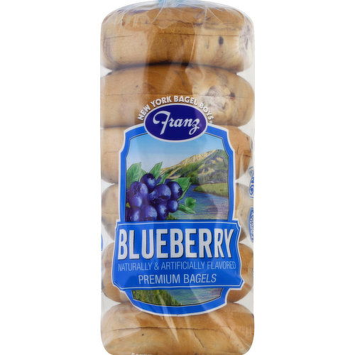 Franz Bagels, Premium, Blueberry