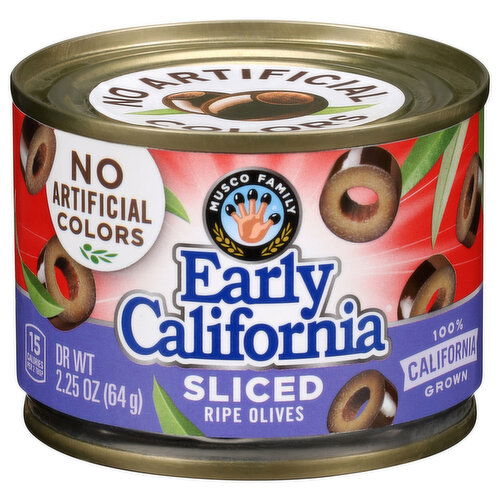 Early California Sliced Ripe Olives
