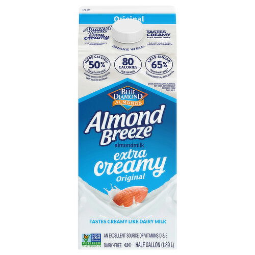 Blue Diamond Dairy-Free Extra Creamy Original Almondmilk
