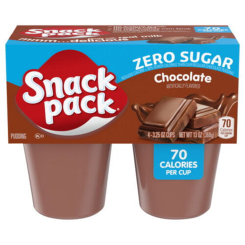 Snack Pack Zero Sugar Chocolate Pudding