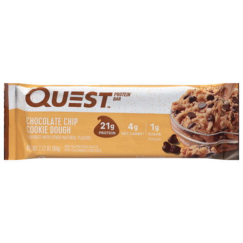 Quest Protein Bar, Chocolate Chip Cookie Dough Flavor