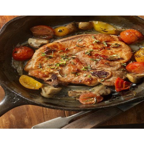 Pork Sirloin End Chops Bone In Family Pack