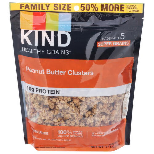 Kind Granola, Peanut Butter Clusters, Family Size