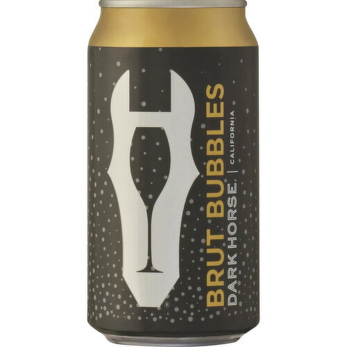 Dark Horse Sparkling Brut Wine 375ml Can  Image 1 of 9