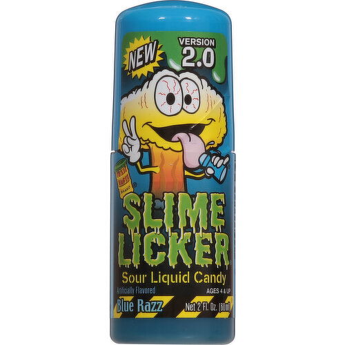 Toxic Waste Sour Liquid Candy, Blue Razz, Ages 4 & Up