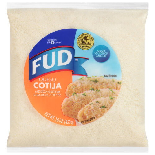 FUD Mexican Style Cotija Grating Cheese