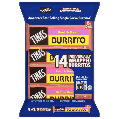 Tina's Chimchangas, Beef and Bean, Value Pack Image 1 of 6
