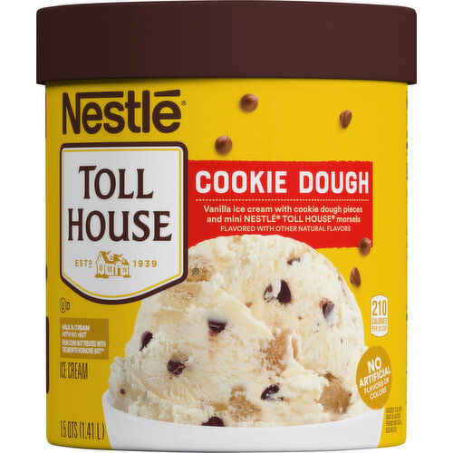 Toll House Nestle Toll House Cookie Dough Ice Cream, 1.5 Qt