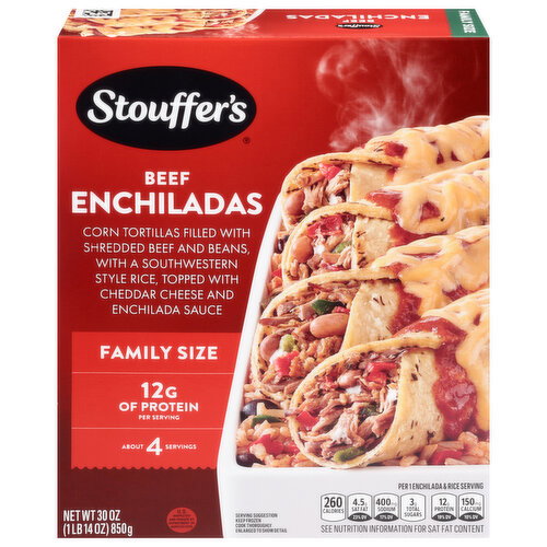 Stouffer's Beef Enchiladas Family Size Image 1 of 6