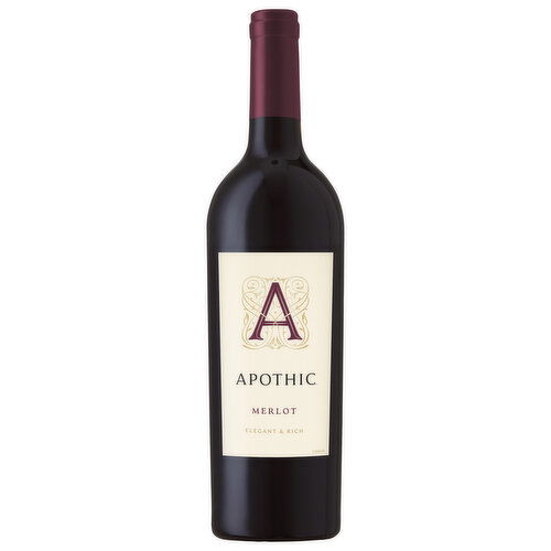 Apothic Merlot Red Wine 750ml   